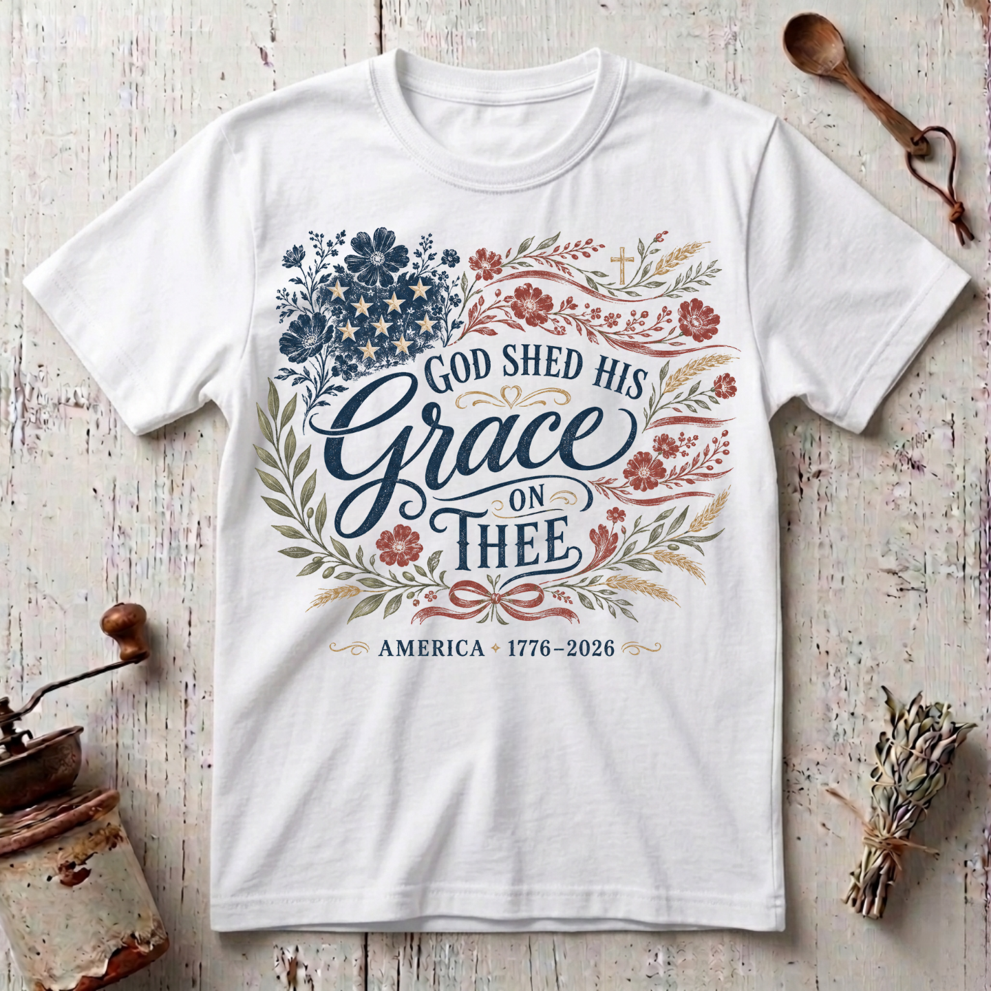 God Shed His Grace on Thee T-Shirt