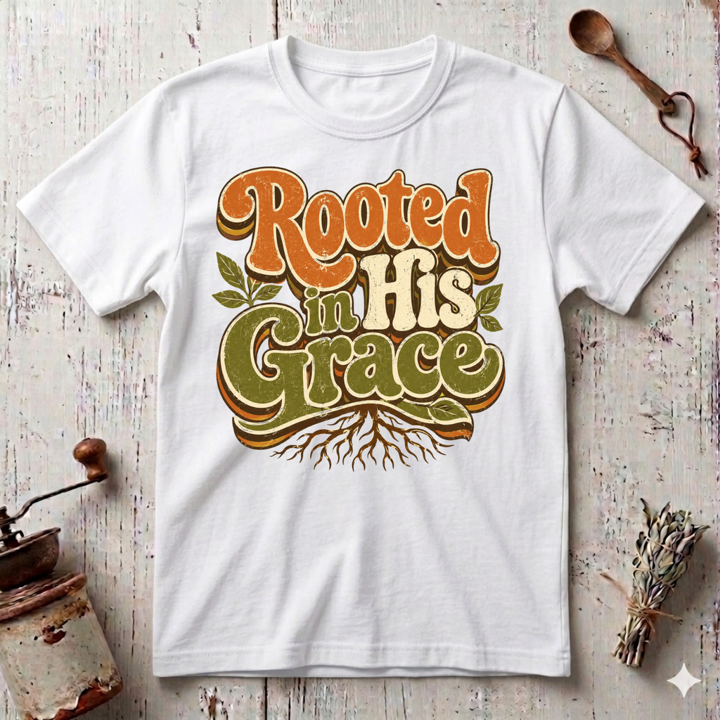 Rooted in His Grace T-shirt